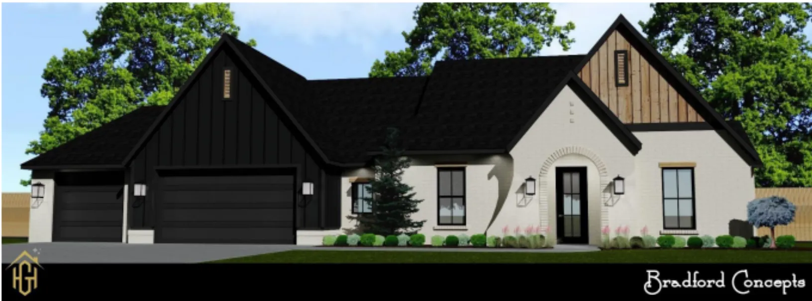 3D Rendering of a new construction home